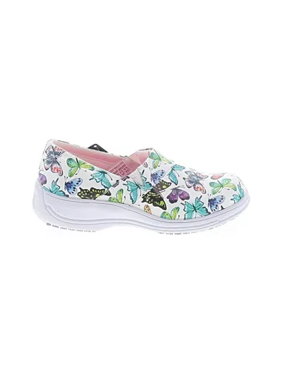 Pre-owned Assorted Brands Flats In White