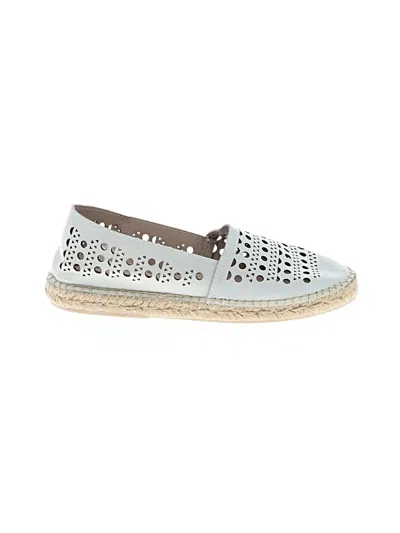 Pre-owned Assorted Brands Flats In White