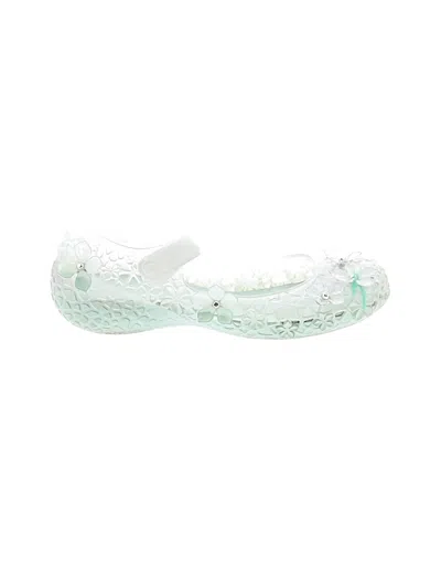 Pre-owned Assorted Brands Flats In White