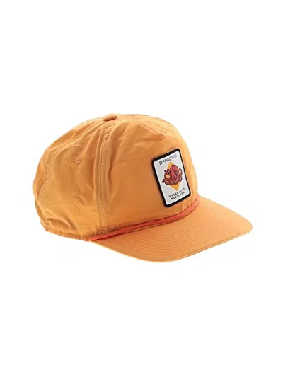 Pre-owned Assorted Brands Hat In Orange