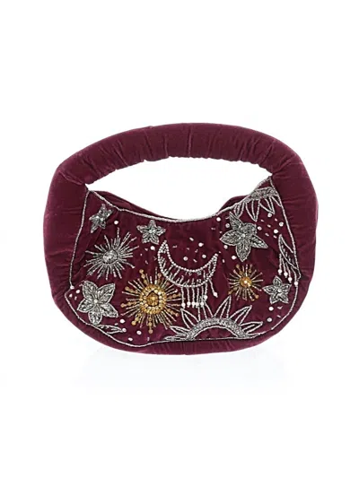 Pre-owned Assorted Brands Hobo Bag In Burgundy