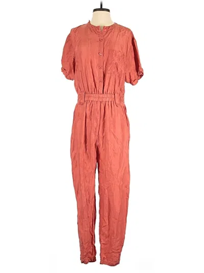 Pre-owned Assorted Brands Jumpsuit In Orange