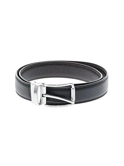 Pre-owned Assorted Brands Leather Belt In Black
