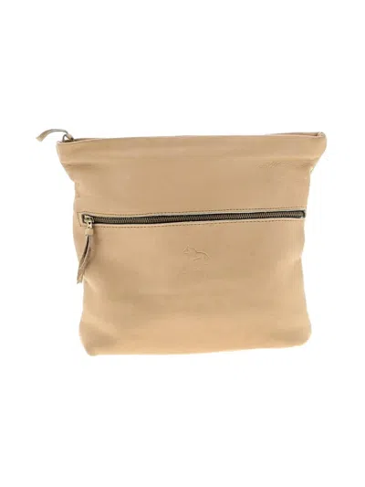 Pre-owned Assorted Brands Leather Tote Bag In Tan