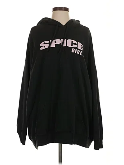 Pre-owned Assorted Brands Pullover Hoodie In Black