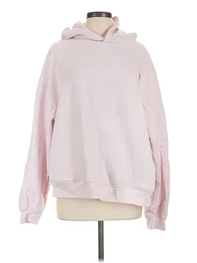 Pre-owned Assorted Brands Pullover Hoodie In Pink