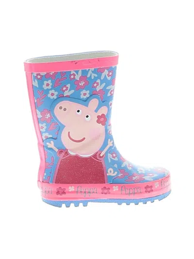 Pre-owned Assorted Brands Kids' Rain Boots In Pink
