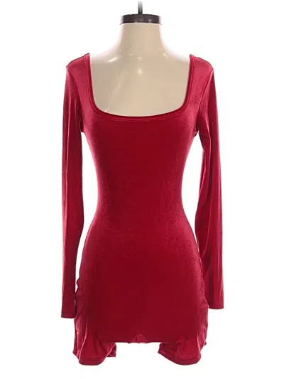 Pre-owned Assorted Brands Romper In Burgundy