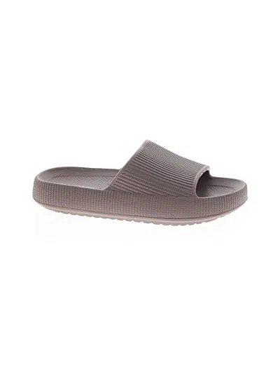 Pre-owned Assorted Brands Sandals In Gray