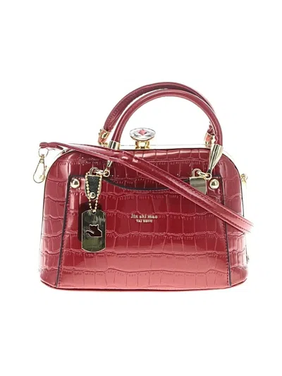 Pre-owned Assorted Brands Satchel In Red
