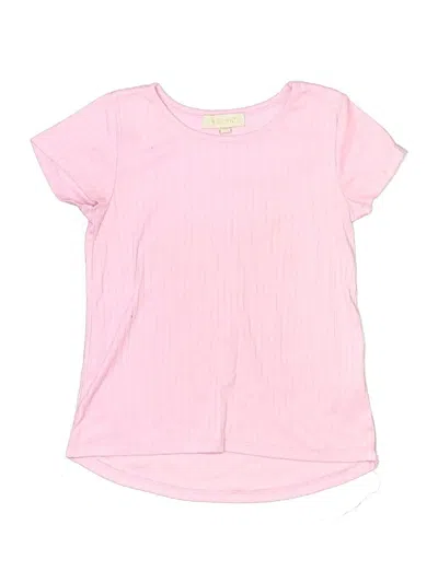 Pre-owned Assorted Brands Kids' Short Sleeve T-shirt In Pink