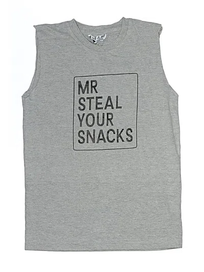 Pre-owned Assorted Brands Kids' Sleeveless T-shirt In Silver