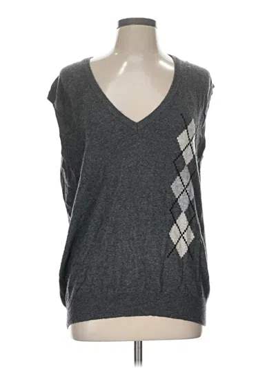 Pre-owned Assorted Brands Sweater Vest In Gray