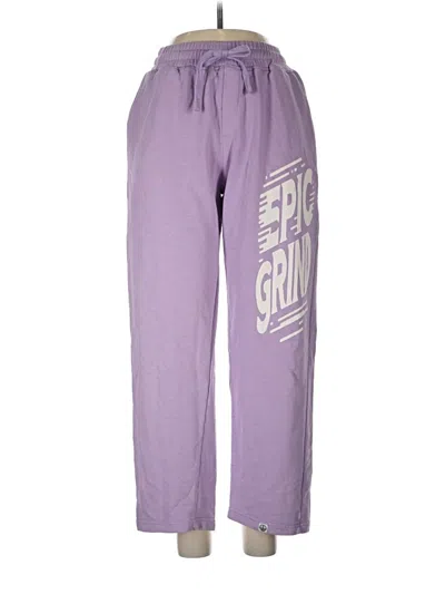 Pre-owned Assorted Brands Sweatpants In Purple