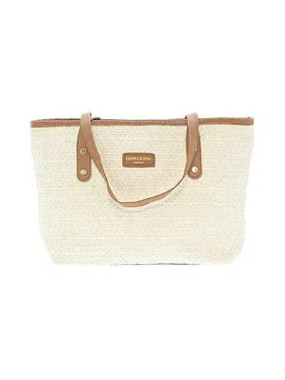 Pre-owned Assorted Brands Tote Bag In Ivory