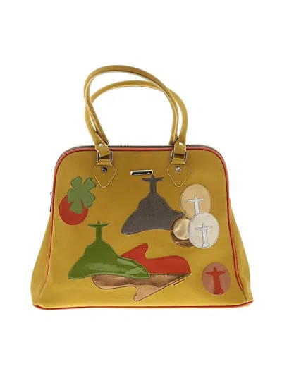 Pre-owned Assorted Brands Tote Bag In Yellow