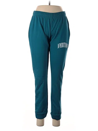 Pre-owned Assorted Brands Track Pants In Teal