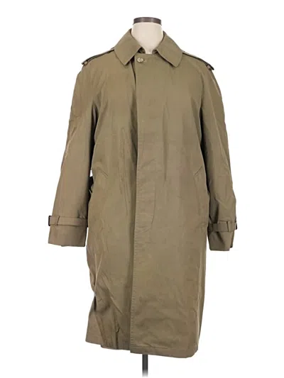 Pre-owned Assorted Brands Trenchcoat In Green