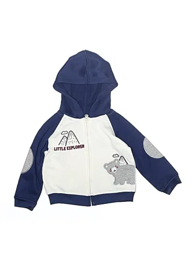 Pre-owned Assorted Brands Kids' Zip Up Hoodie In Blue