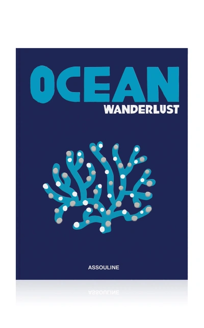 Assouline Ocean Wanderlust Hardcover Book In Blue