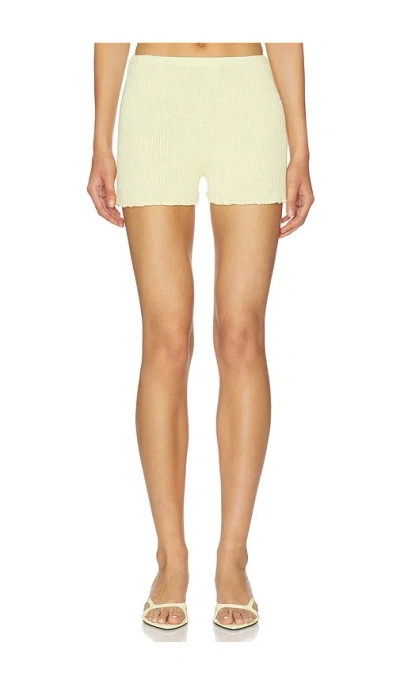 Asta Resort Isla Mini Short In Lemon