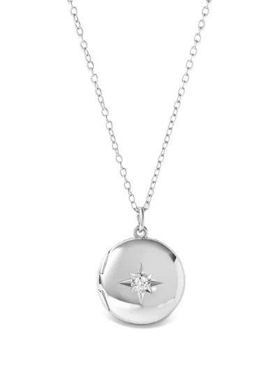 Astley Clarke Biography Star-set Locket Necklace In Yellow