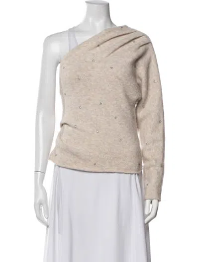 Pre-owned Astr Asymmetrical Sweater In Neutrals