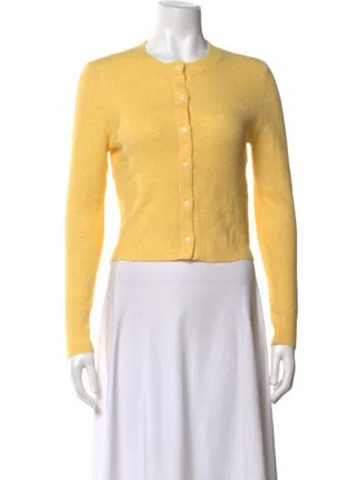 Pre-owned Astr Crew Neck Sweater In Yellow