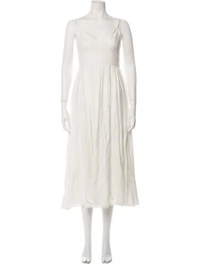 Pre-owned Astr Floral Print Midi Length Dress In Neutrals