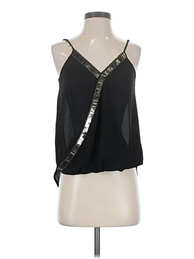 Pre-owned Astr Sleeveless Blouse In Black