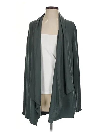 Pre-owned Athleta Cardigan Sweater In Gray