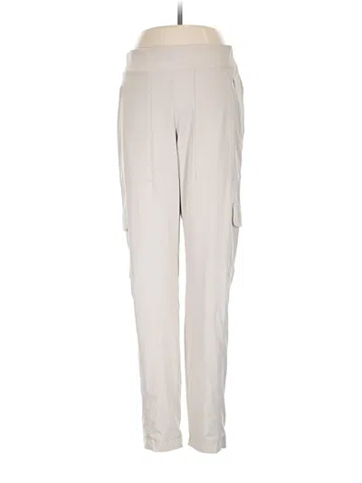Pre-owned Athleta Cargo Pants In Ivory