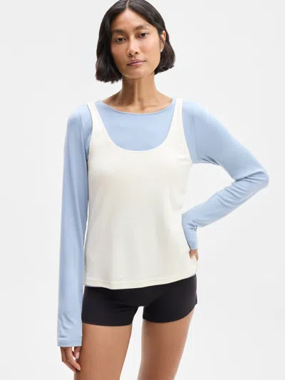 Athleta Cloudnine Support Tank In Pearl