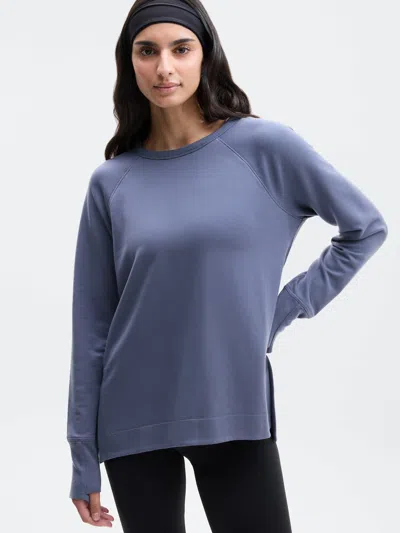 Athleta Coaster Luxe Recover Sweatshirt In Sail