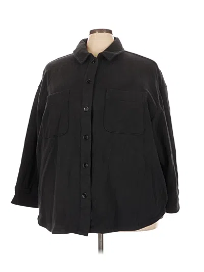 Pre-owned Athleta Coat In Black