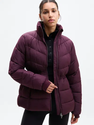 Athleta Elemental Puffer Jacket In Purple