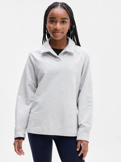 Athleta Kids'  Girl All Day Rugby Polo In Gray
