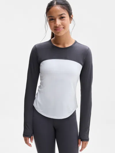 Athleta Kids'  Girl Practice Shrug Top In Gray