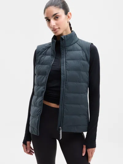 Athleta Inlet Apex Vest In Blue