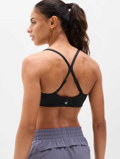 Athleta Invigorate Sports Bra A-c In Black