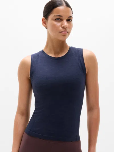 Athleta Momentum Flex Muscle Tank In Navy