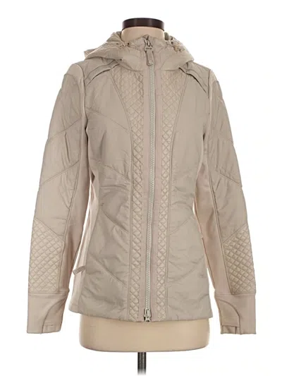 Pre-owned Athleta Snow Jacket In Tan
