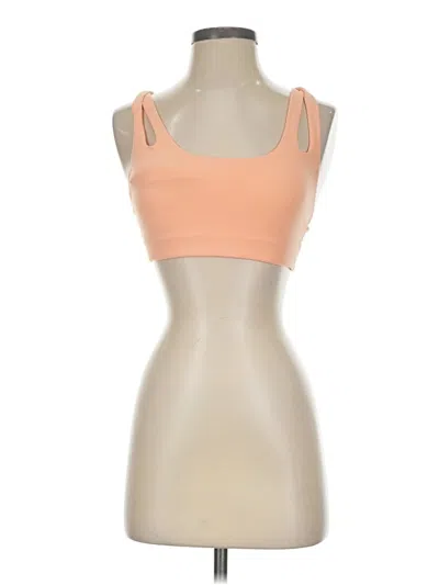 Pre-owned Athleta Sports Bra In Orange