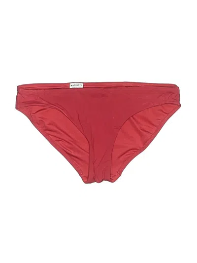 Pre-owned Athleta Swimsuit Bottoms In Red