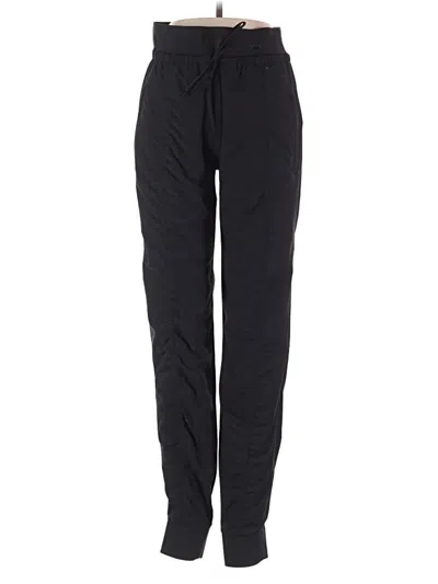 Pre-owned Athleta Track Pants In Black