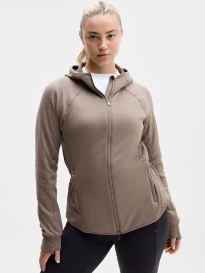 Athleta Unstoppable Full Zip Jacket In Animal Print