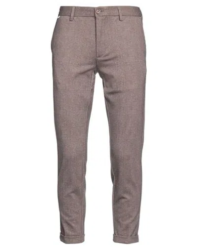 At.p.co At. P.co Man Pants Brown Size 34 Polyester, Polyamide, Elastane