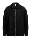 Attachment Man Jacket Black Size 1 Lyocell, Nylon