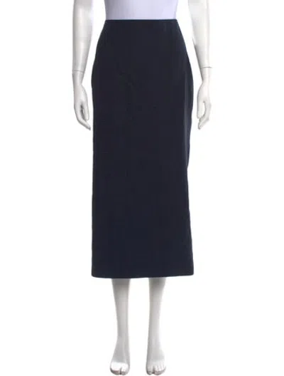 Pre-owned Attersee Long Skirt In Blue