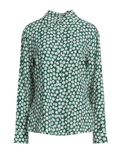 Attic And Barn Woman Shirt Green Size 6 Viscose In Green